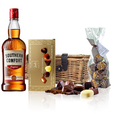 Southern Comfort And Chocolates Hamper